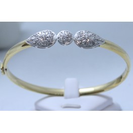 Pulsera oro bicolor
